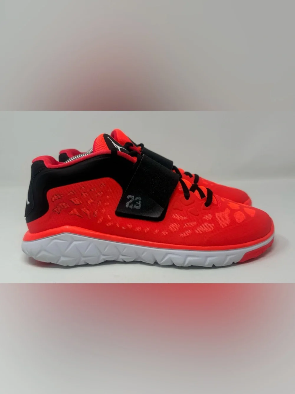 Air Jordan Flight Flex Trainer 2 Infrared Bright Red Black Basketball Sneakers